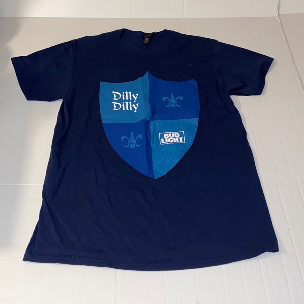 Hanes Bud Light Dilly Dilly Unisex Large Short Sleeve Tee Shirt